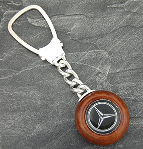 Sterling silver mercedes key chain #5