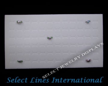   foam pad tray jewelry display item 92 72 w white ring foam pad 72 slot