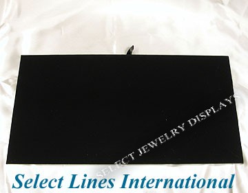 NEW Black Velvet Pad Tray Insert Jewelry Display   