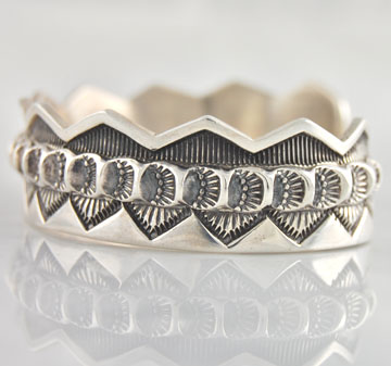 Marc Antia Navajo Sterling Silver Cuff Bracelet  