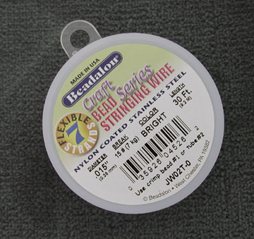 Beadalon 7 Exclusive Bright Bead Stringing Wire 0.38mm  